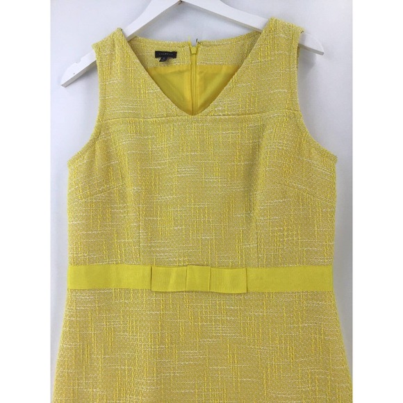 TALBOTS Textured Tweed Sleeveless Sheath Dress - Picture 11 of 12